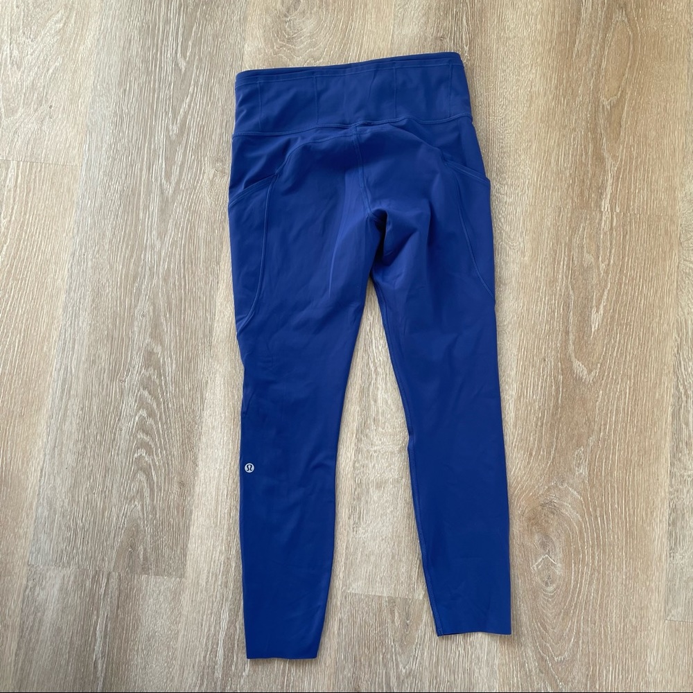 Lululemon fast & free 7/8 25” tight II nulux psychic blue - Picture 16 of 16